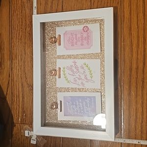 Cute, 3 clip, Sparkle Frame (3 sayings are what I had in there - can replace)